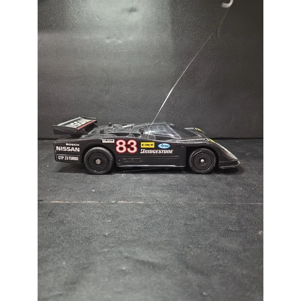 Nikko Nissan GTP ZX-Turbo #83 RC Racing Car‎ Black 1/20 Scale Toy, Untested